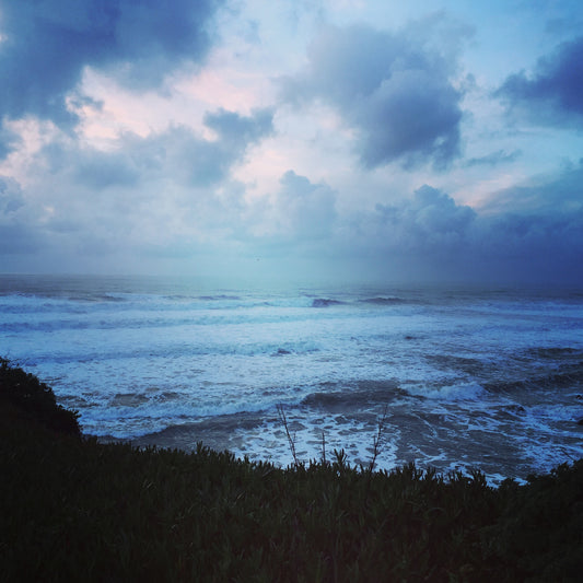 Cloudy Day At The Beach