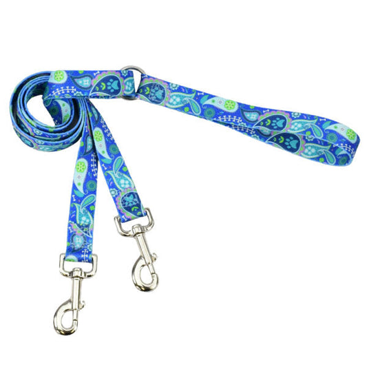 Paw Paisley Double Connection Leash – EarthStyle