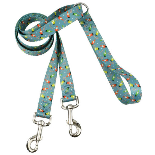 Jolly Gnomes Double Connection Leash – EarthStyle