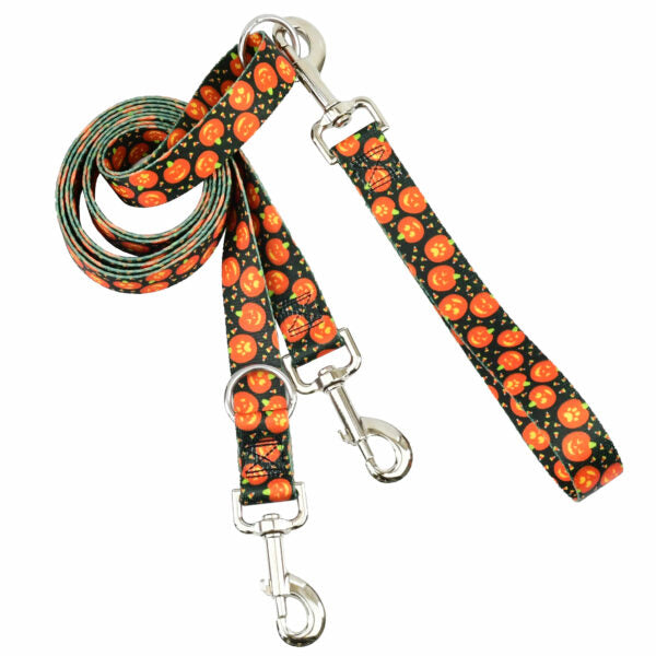 Jack O Lantern Double Connection Leash – EarthStyle