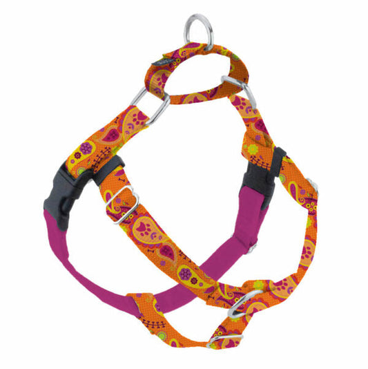 Orange Paisley Freedom No-Pull Dog Harness – EarthStyle