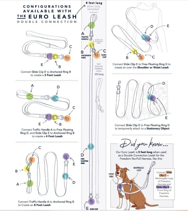 1980’s Double Connection Leash – EarthStyle