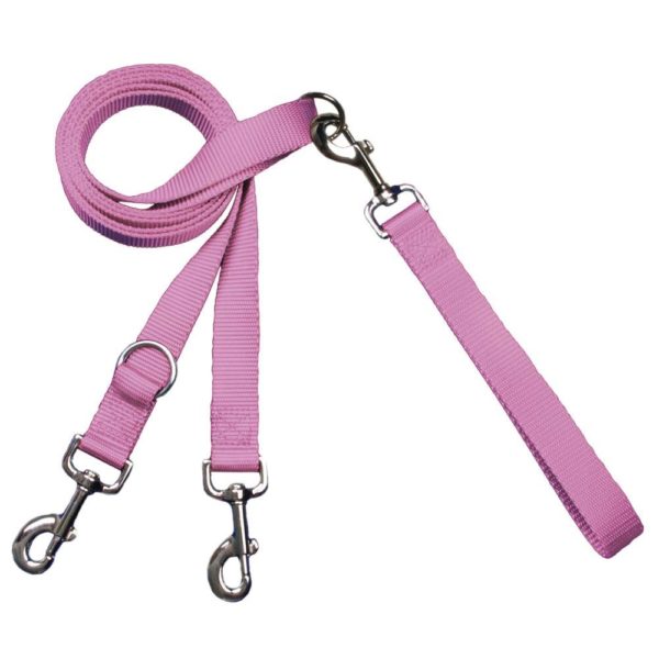 Euro Dog Leash Double Connection (Multiple Color Options)