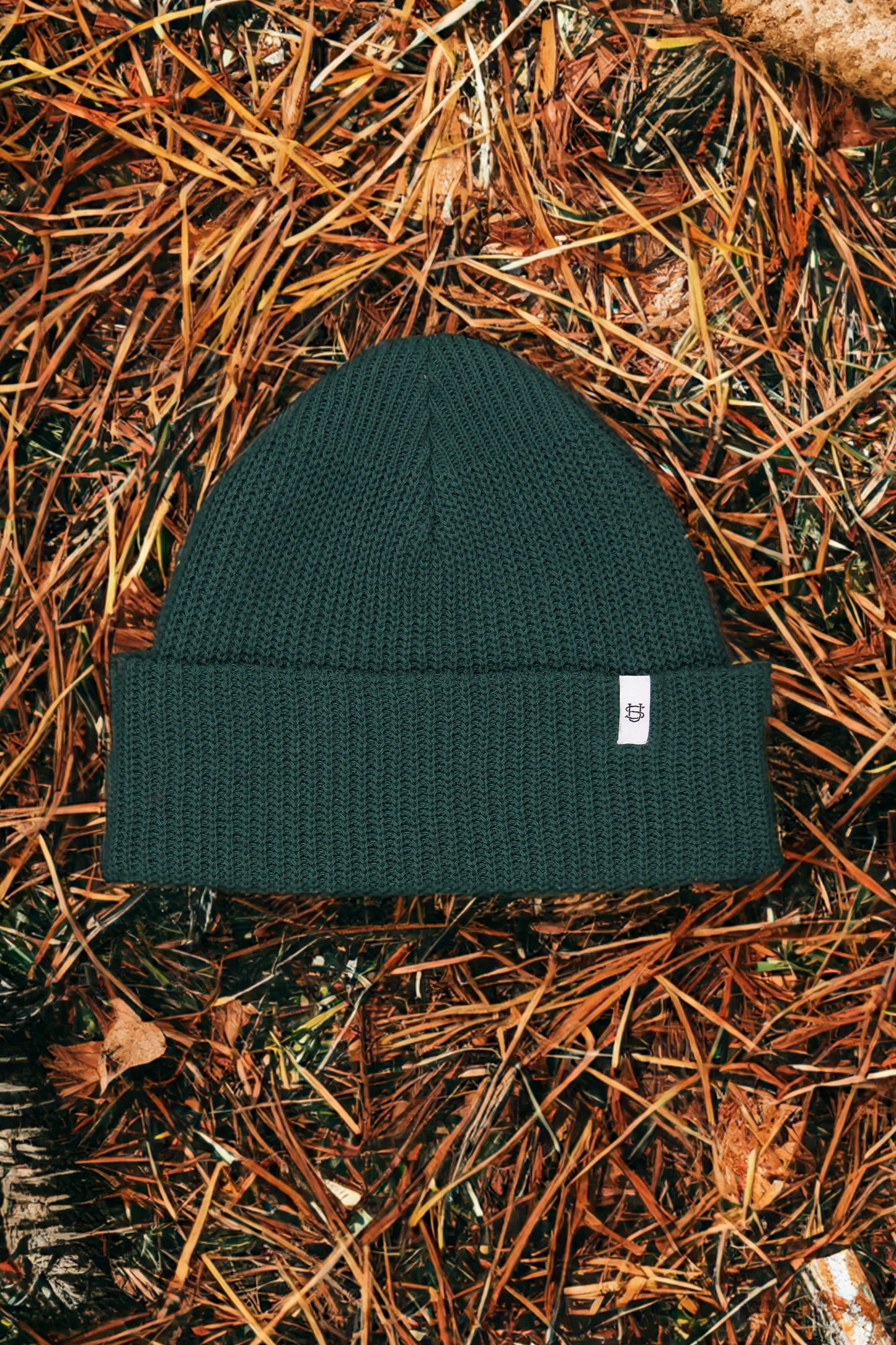 Adirondack Green Upcycled Cotton Watchcap