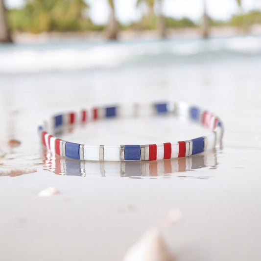 PATRIOT - Tila Bead Bracelet | Single