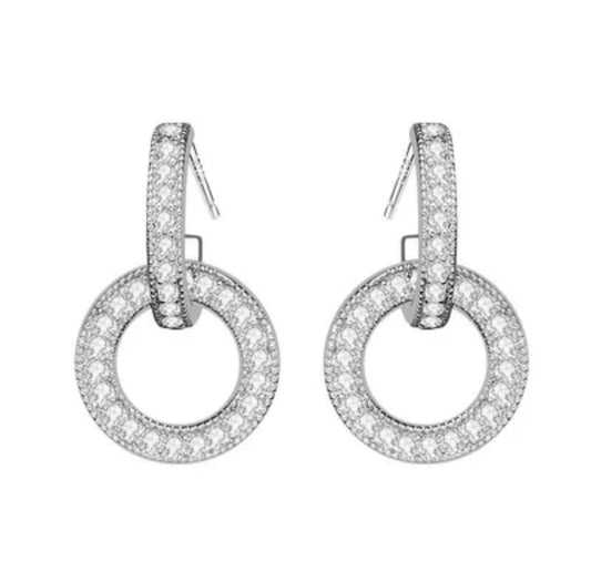 JOCELYN - Sterling Silver Zircon Earrings