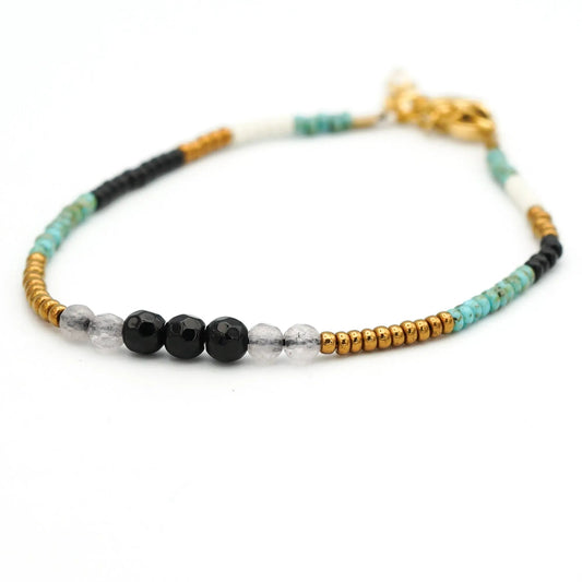 SAFARI - Beaded Accent Bracelet