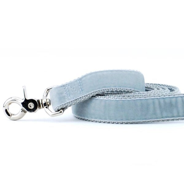 Silver Velvet Dog Leash