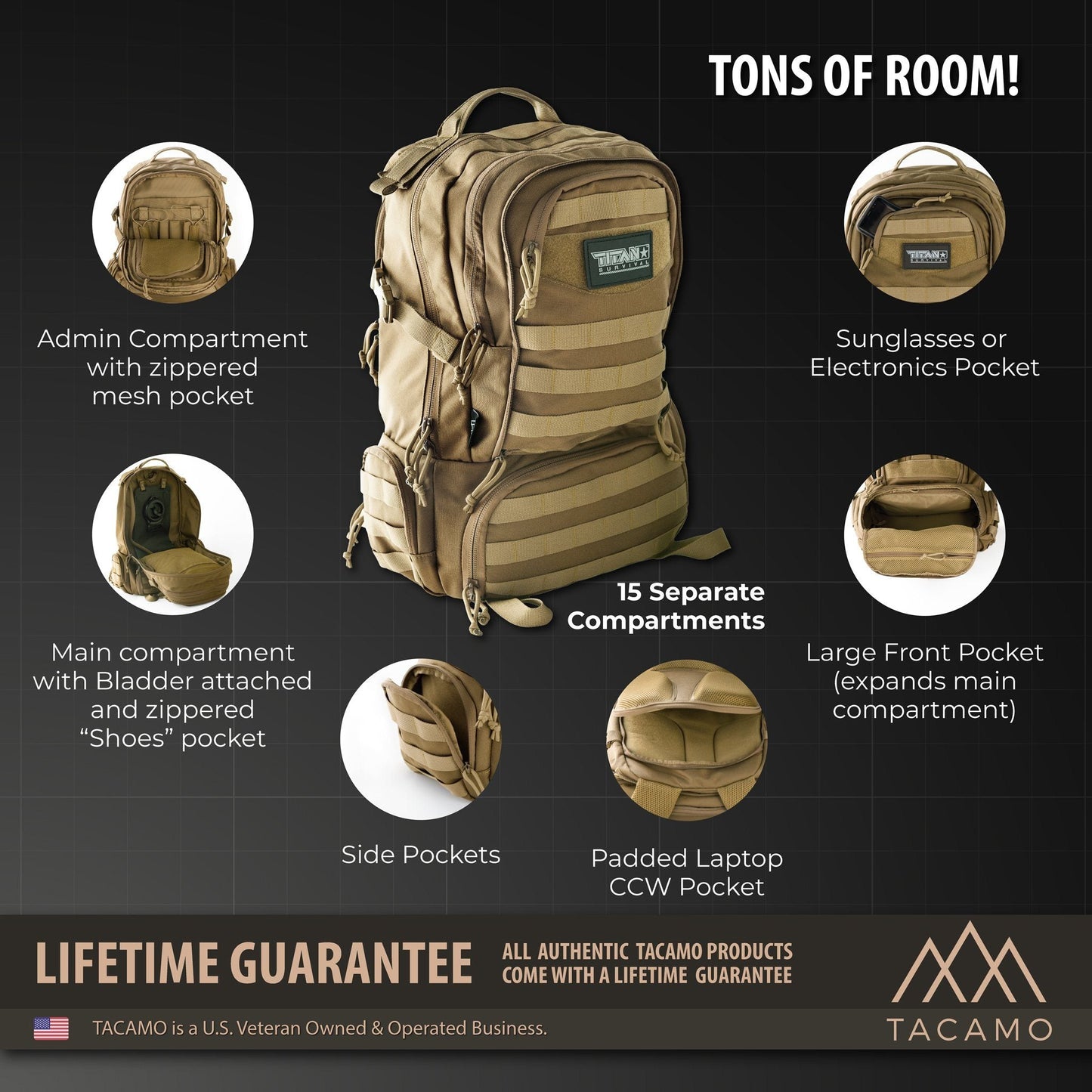 BC50 50L 72-Hour Tactical Backpack