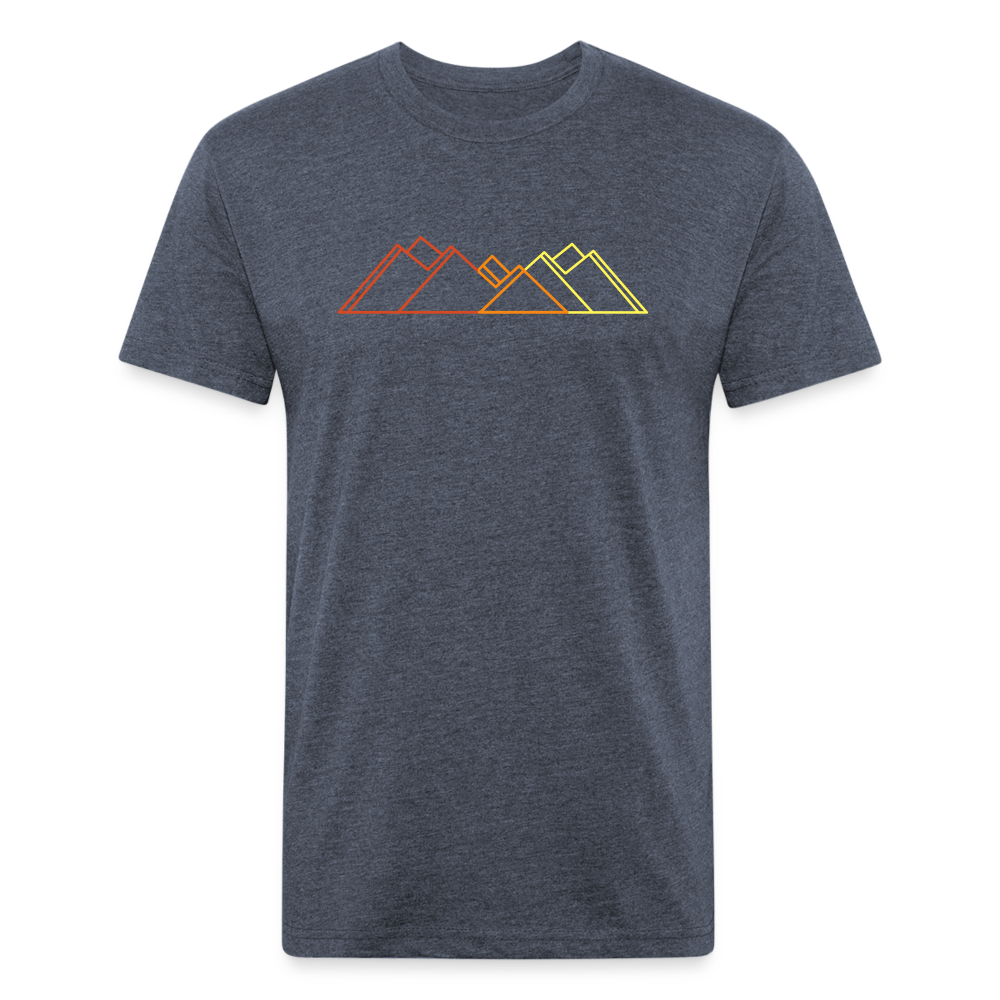 Retro '80s Mountains - Premium Graphic Tee