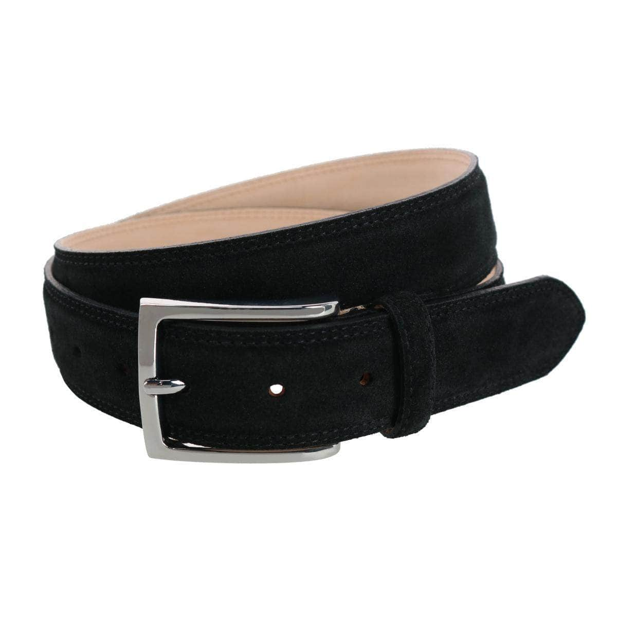 Armando Italian Suede 35mm Feathered Edge Belt