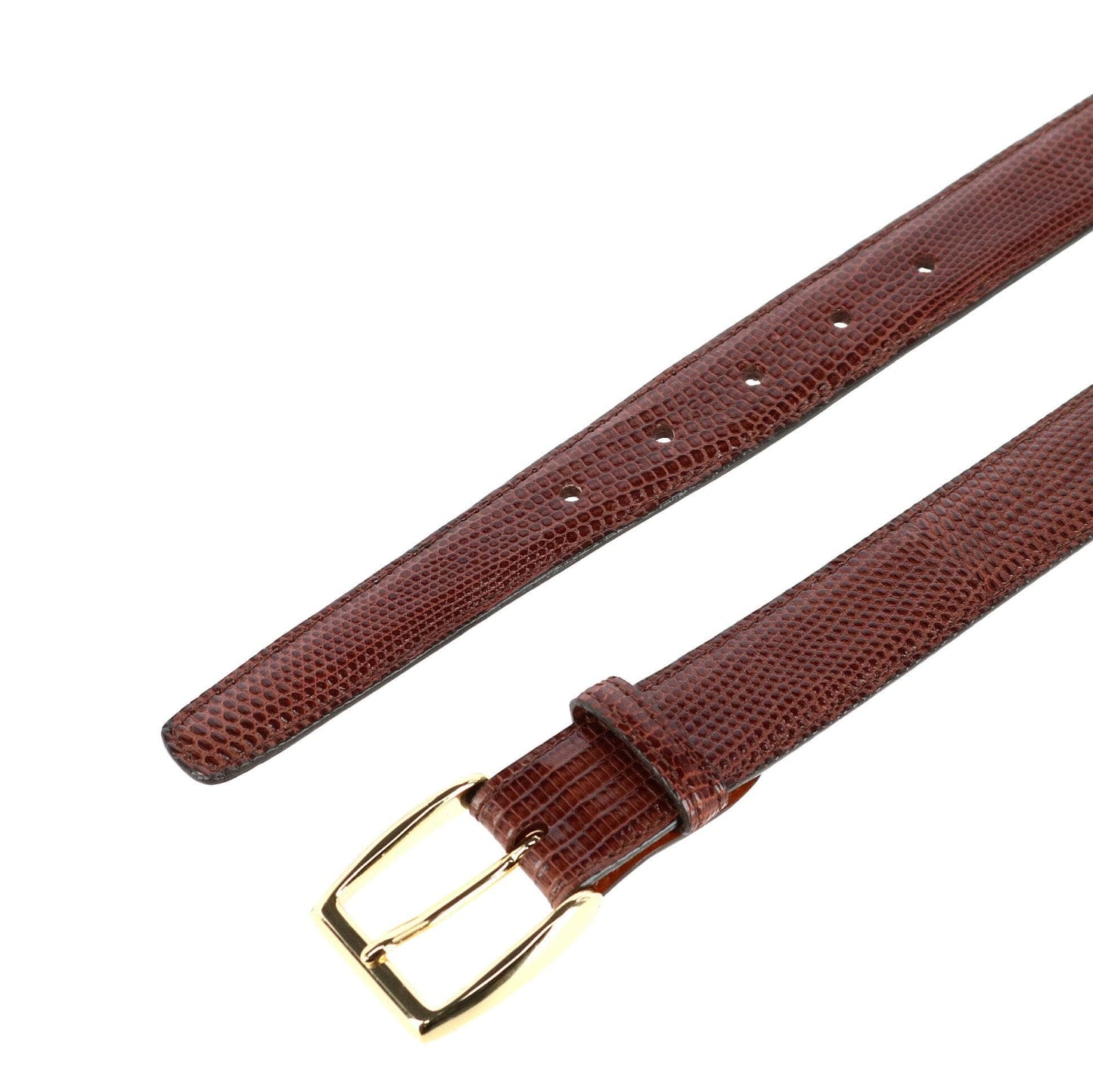 Windsor 30mm Genuine Lizard Belt (Two Interchangeable Buckle Set)