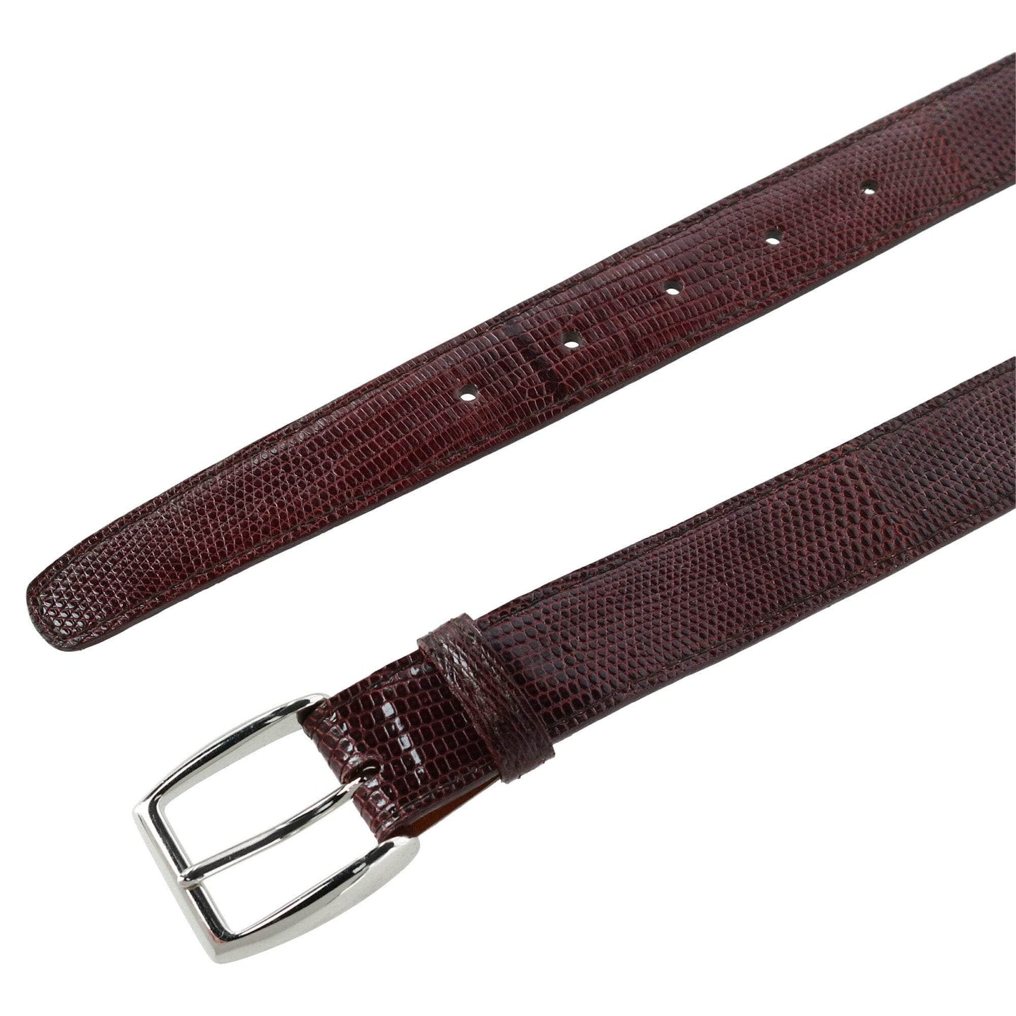 Windsor 30mm Genuine Lizard Belt (Two Interchangeable Buckle Set)