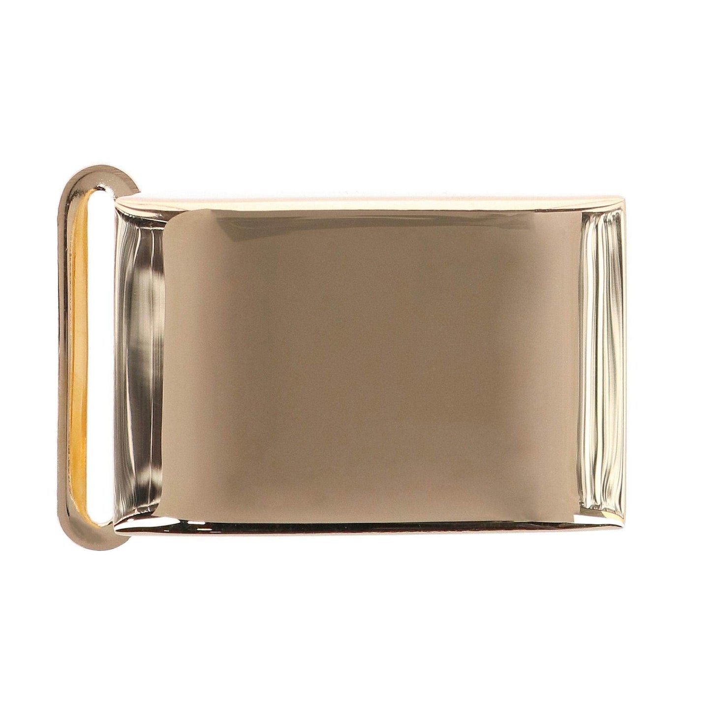 25mm Smooth Polished Finish Compression Belt Buckle