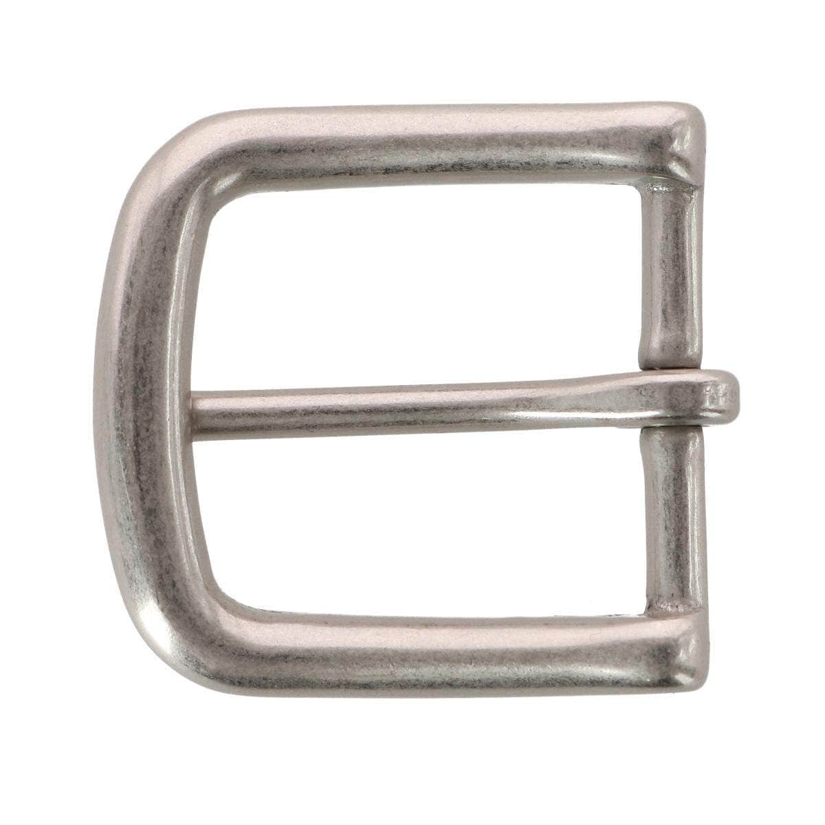 32mm Solid Brass Nickel Matte Single Prong Buckle