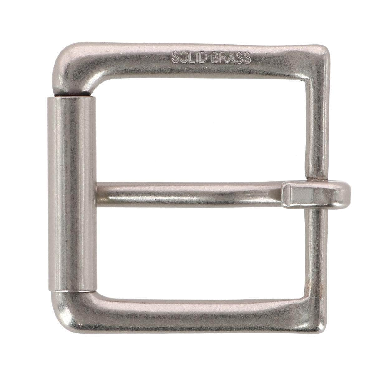 32mm Italian Solid Brass Roller Buckle Matte Finish