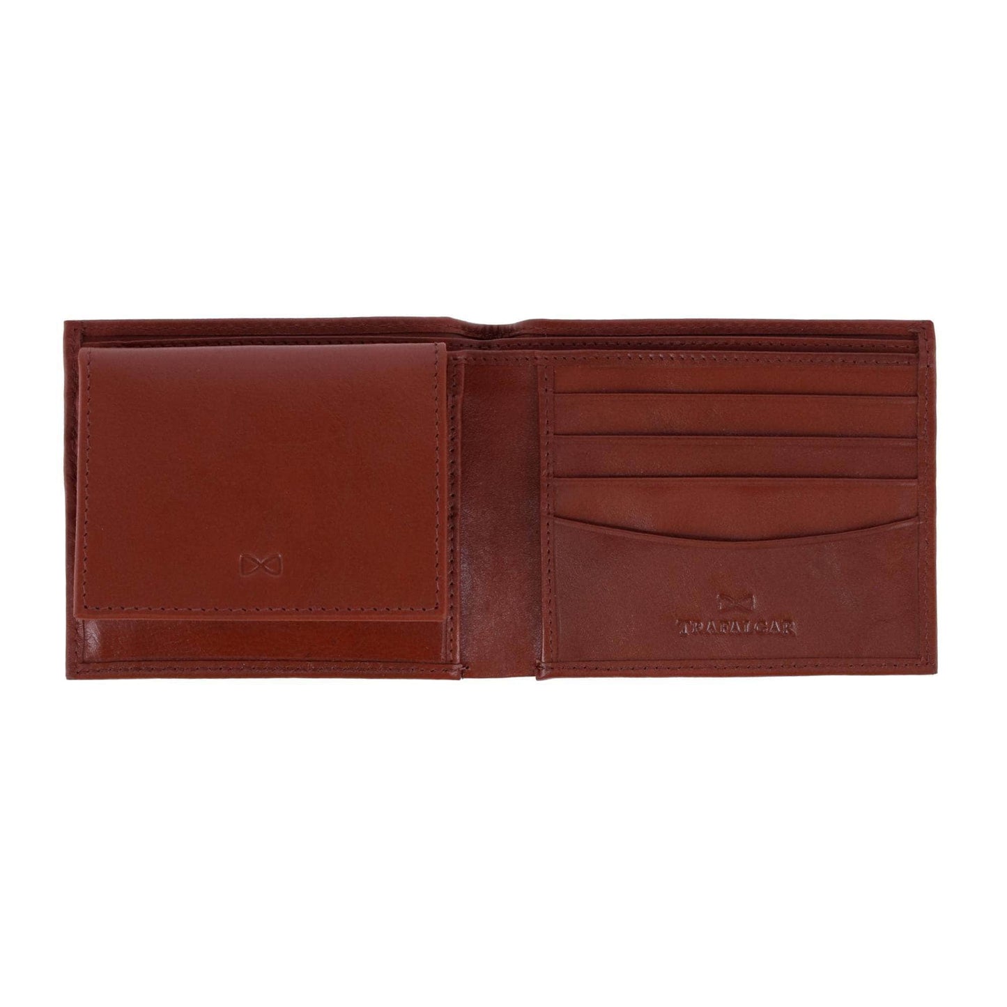 Orion Leather 8-Slot Bi-Fold Wallet with Removable ID Card Case